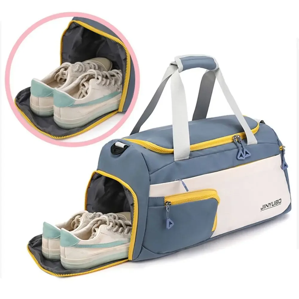 sac de voyage portable en oxford, sac de sport pliable en nylon robuste, sac à main multicouche grande capacité pour courte distance, pour fille