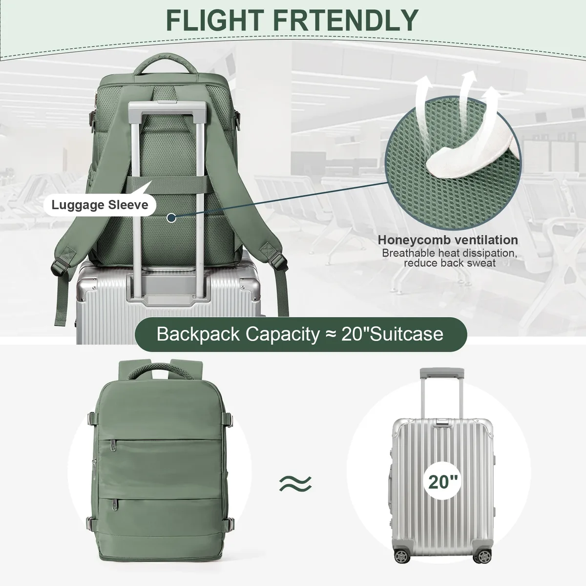 sac à dos ryanair 40x30x20, sac de cabine, sac à dos de voyage pour hommes et femmes, bagage à main, sac à dos pour ordinateur portable, mochila para viaje cabina
