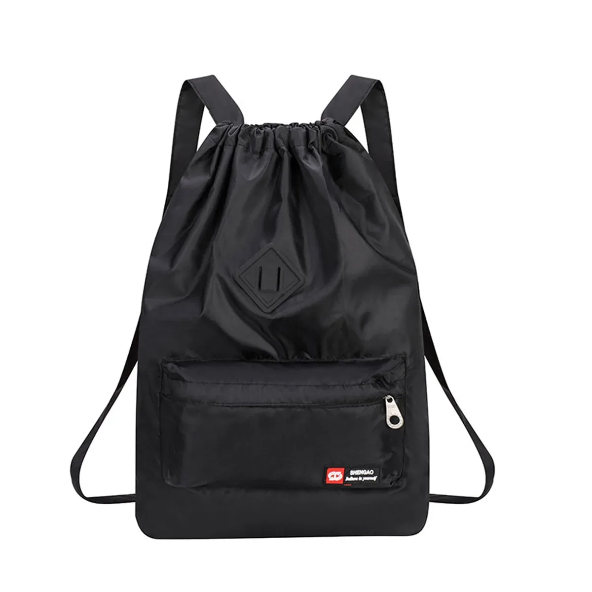 sac à dos d'extérieur en tissu oxford pour femmes, sac à cordon léger en nylon, sac à dos de sport de voyage, grande capacité, sac de randonnée polyvalent