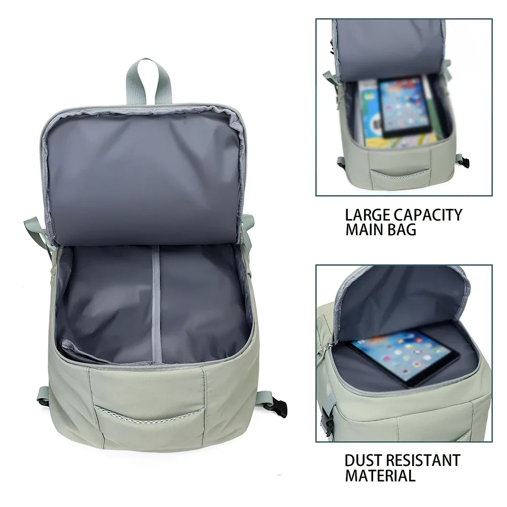 sac à dos de voyage pour hommes et femmes, compatible avec les sacs à dos ryanair, easyjet et wiz air, sacoche légère pour ordinateur