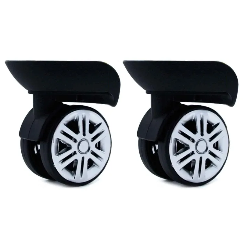 1 paire de roulettes silencieuses pour valise à roulettes a09 a57, pivotantes à gauche et à droite, bricolage, pièces de rechange