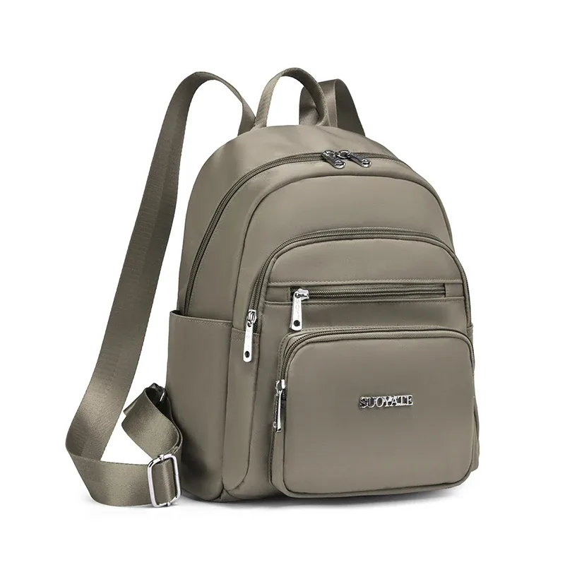 sac à dos multi-poches pour femmes, décontracté et tendance, grande capacité, sac à dos de voyage pour filles, sac à dos de haute qualité en tissu, sac à dos de jour