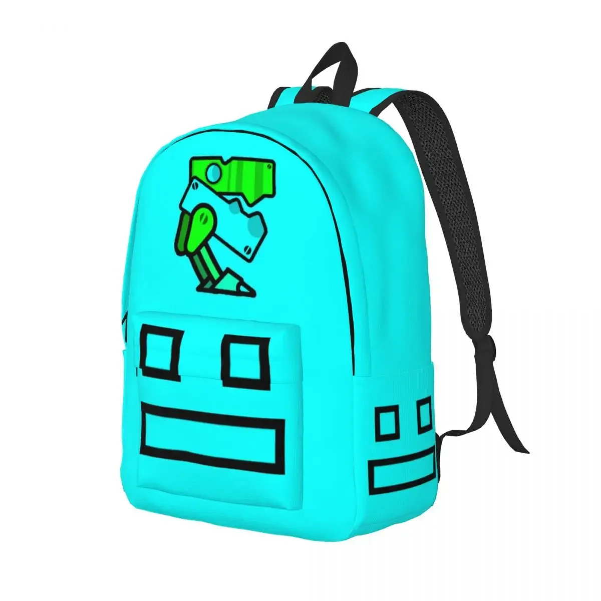 géométrie cube gaming dash modèle sac à dos pour hommes femmes adolescent lycée travail sac à dos ordinateur portable sac à bandoulière sport