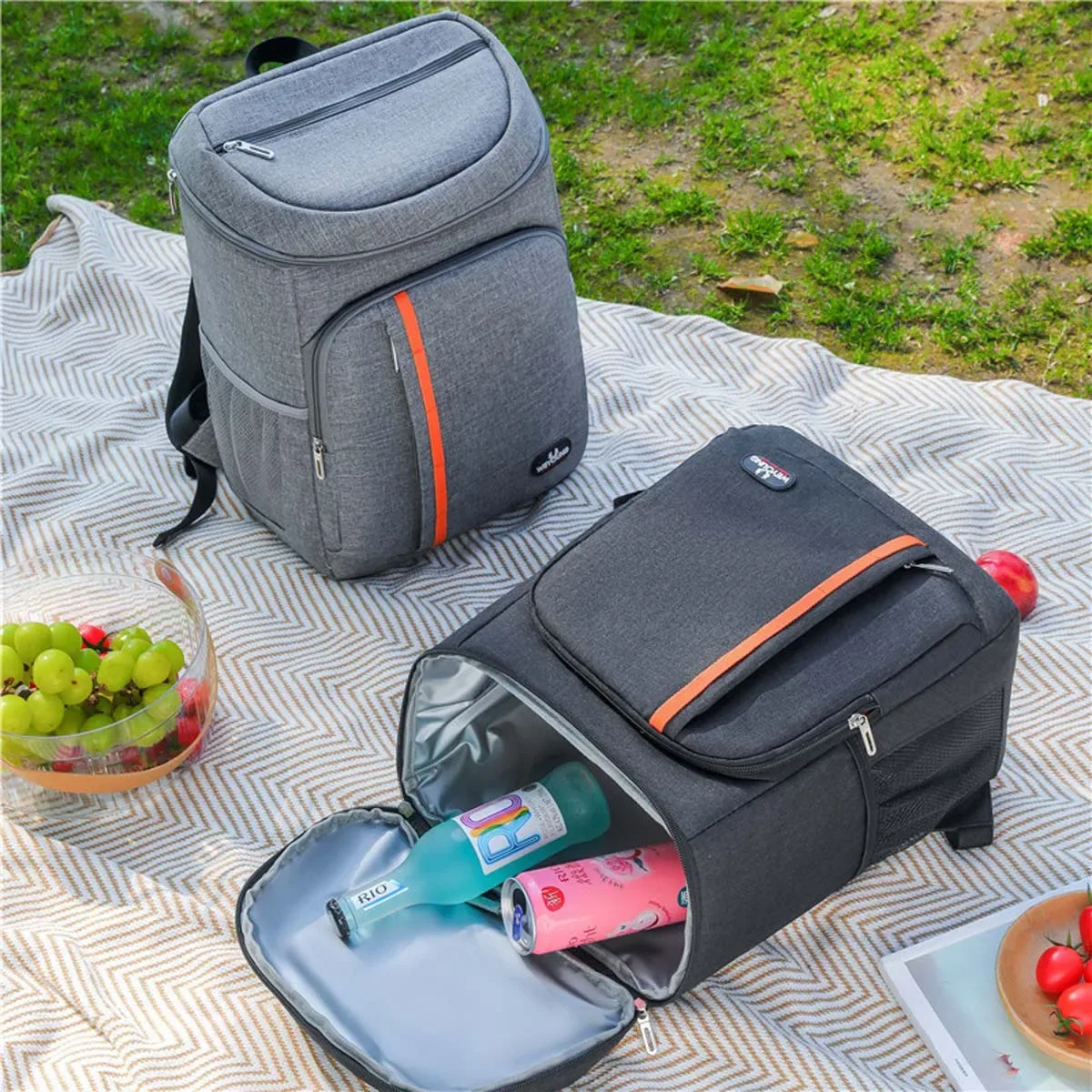 sac à dos de pique-nique multifonctionnel le plus vendu, sac isotherme portable à double bandoulière, sac à glace épais pour bière, imperméable en peva