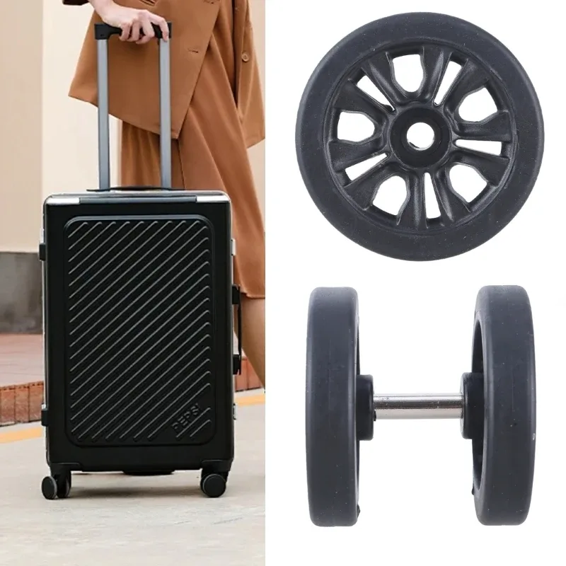 lot 8 roues remplacement pour valise roulettes en plastique 55x11mm