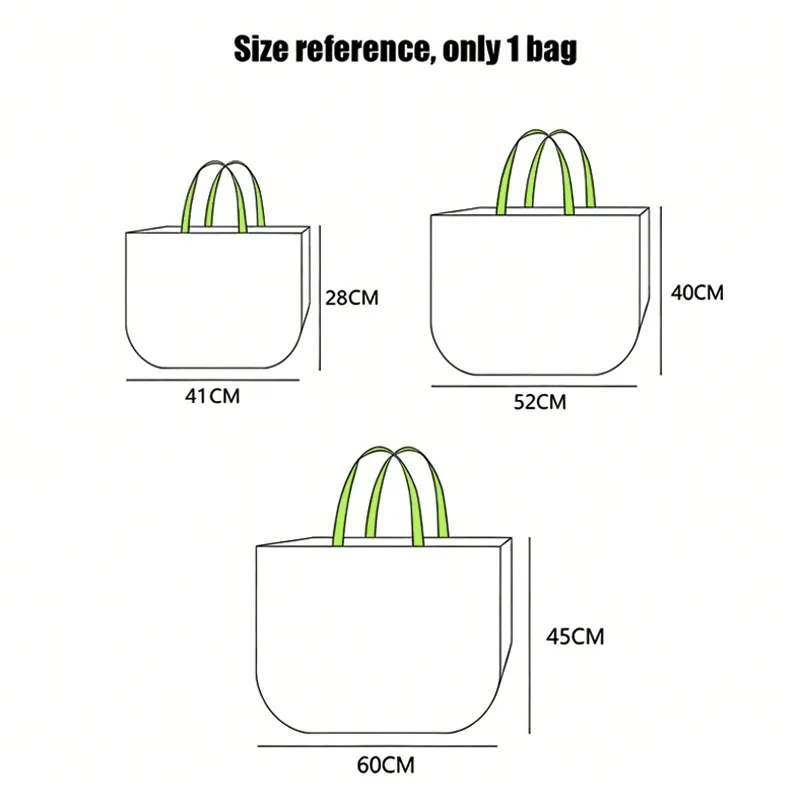 sac de courses réutilisable imperméable argenté avec poignées violettes, sac fourre-tout tissé à bandoulière, sac à main portable pour courses, vêtements et rangement quotidien