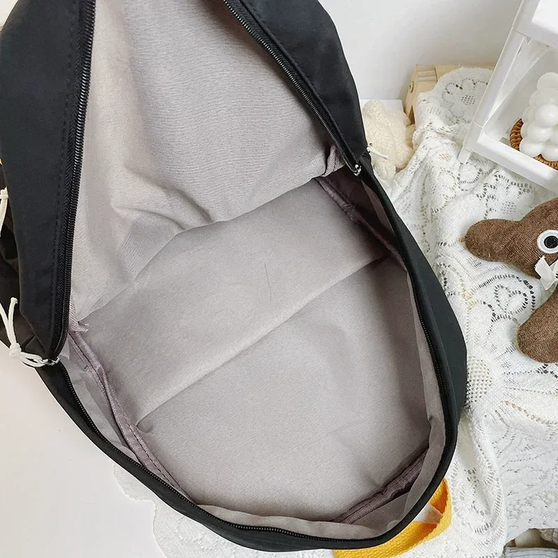 sac à dos coréen mignon chat de dessin animé pour femmes, cartable pour lycéens, grande capacité, sac à dos de voyage étanche en nylon