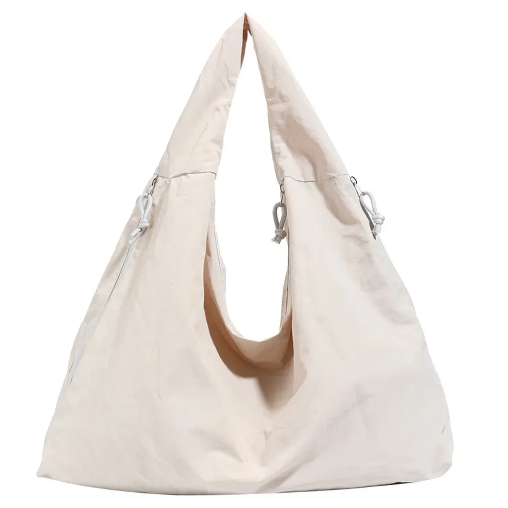 sac fourre-tout décontracté, sac à poignée supérieure, sac à bandoulière en nylon, polyvalent pour les sorties courtes, le shopping, les rendez-vous décontractés
