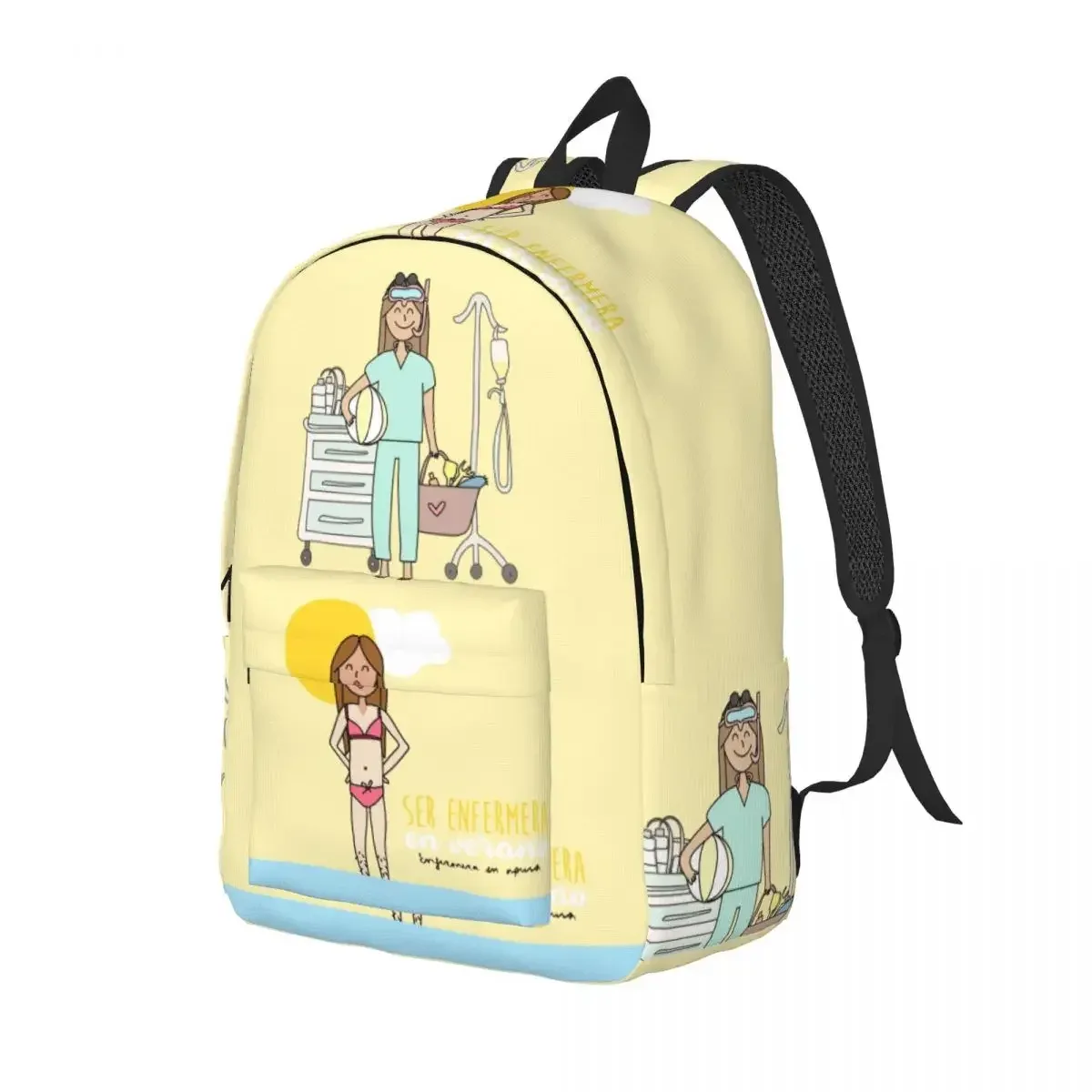 sac à dos léger pour infirmière et médecin, sac à dos cool pour lycée, sac à dos pour ordinateur portable, sac lancé, 1 sac à dos