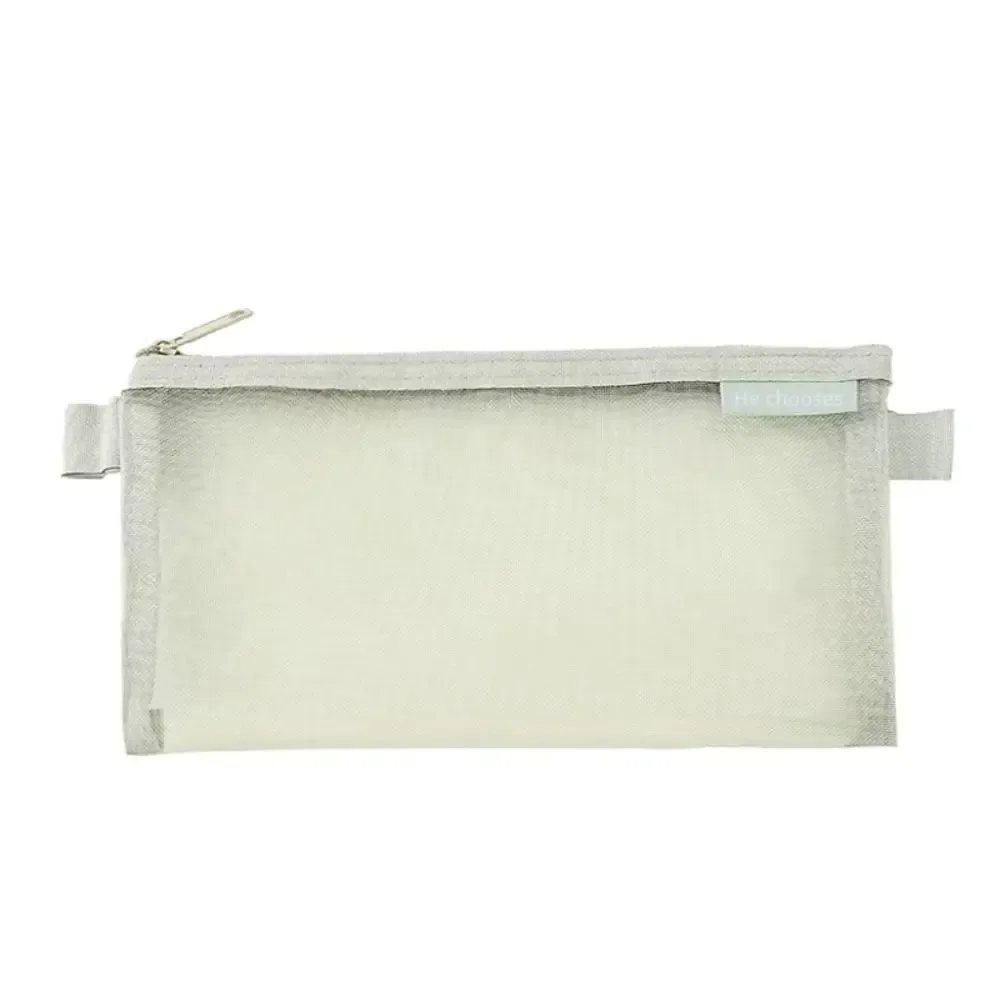 pochette à monnaie en maille de couleur unie, sac de rangement pour rouge à lèvres et cosmétiques, mini porte-monnaie, sac de rangement pour serviettes hygiéniques, transparent
