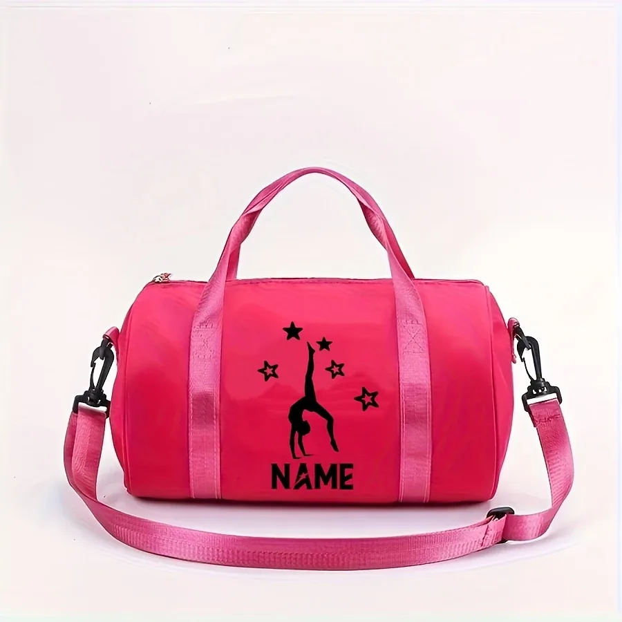sac à bandoulière grande capacité personnalisé avec imprimé danse, sac de sport décontracté pour les trajets quotidiens, le travail, les vacances et le rangement quotidien