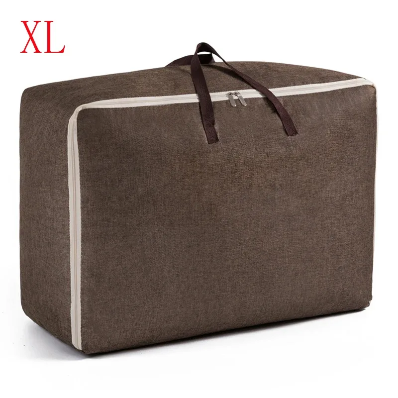 sac à bagages portable, sacs de rangement pour vêtements de voyage, sac à main à fermeture éclair, anti-poussière, gril en coton, grand sac de sport à main
