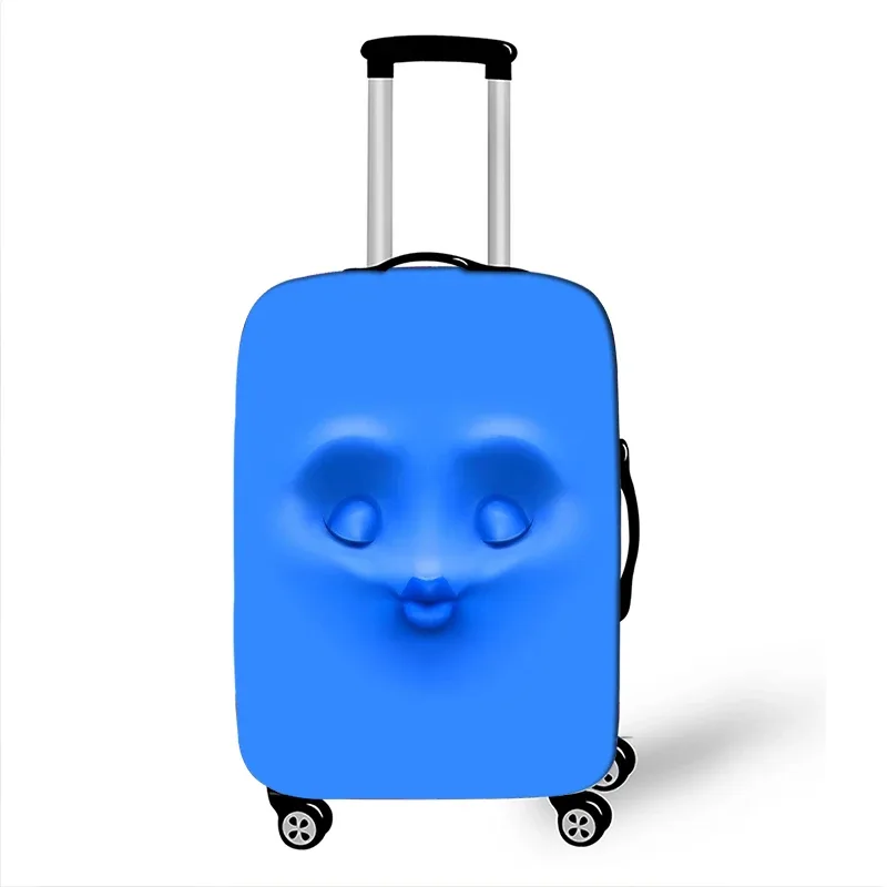 juste de bagage élastique pour voyage, housse anti-poussière, housse de protection, étui à bagages, housse de valise, expression amusante, 18-32