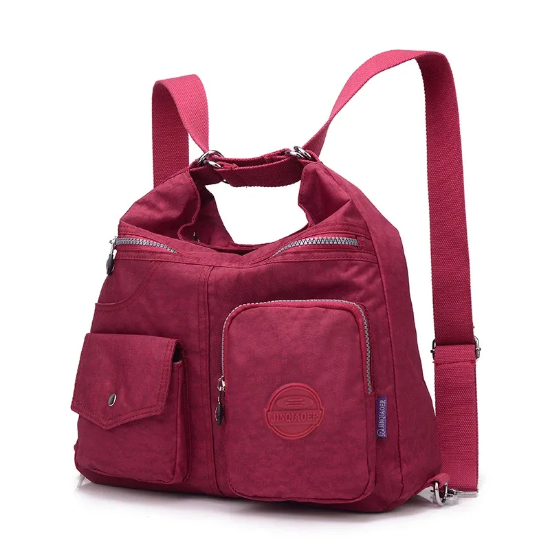 Style Preppy femmes sac à dos en Nylon sacs d'école naturels pour adolescent décontracté femme sacs à bandoulière Mochila voyage Bookbag sac à dos