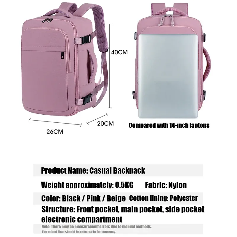 sac à dos multicolore élégant et élégant, sangle réglable, léger pour un usage quotidien, travail et voyage, sac fonctionnel décontracté et durable