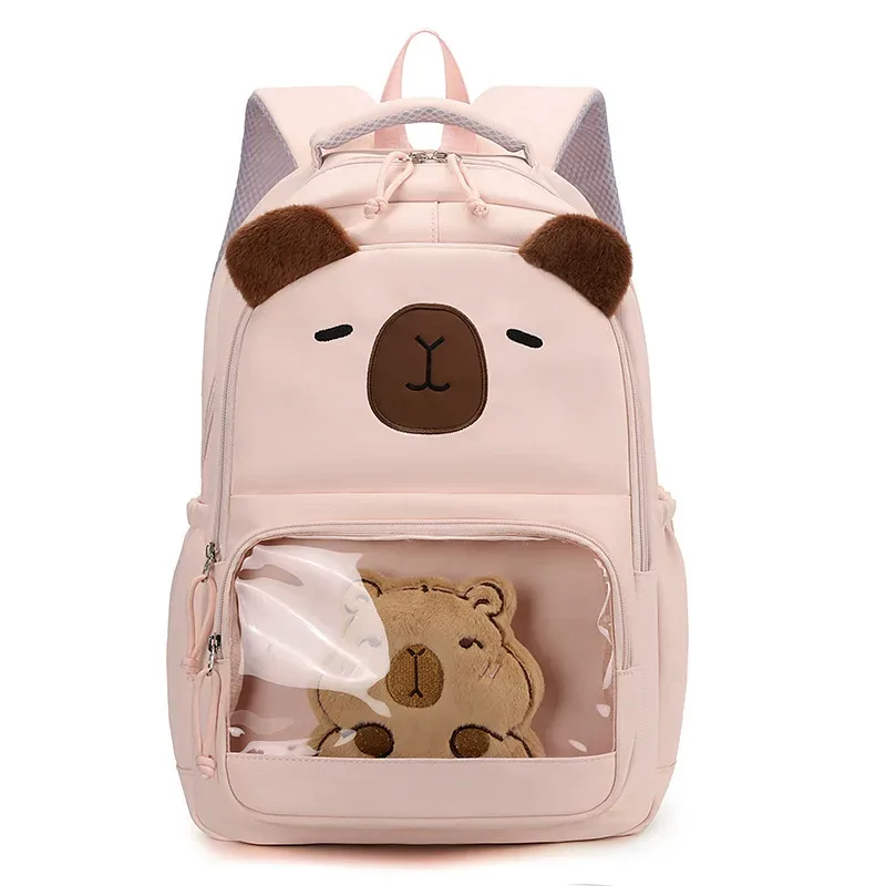 nouveaux sacs à dos capibala pour enfants, sacs d'école mignons et élégants, grande capacité, sacs à livres.