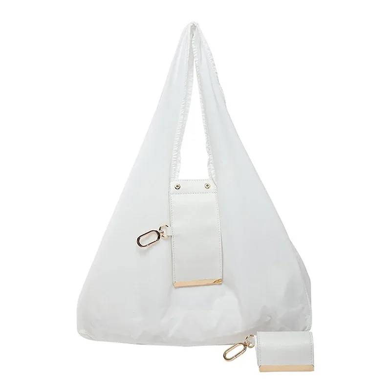 sac de rangement élégant pour accessoires et porte-clés de voyage, sac de courses pratique et écologique de grande capacité