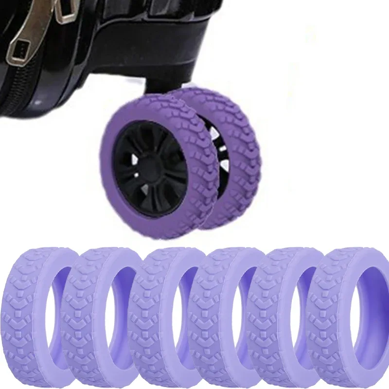 4-24 pièces protège-roues de valise en silicone, protections de roulettes pour bagages de voyage, réduction du bruit, accessoires de protection de roues