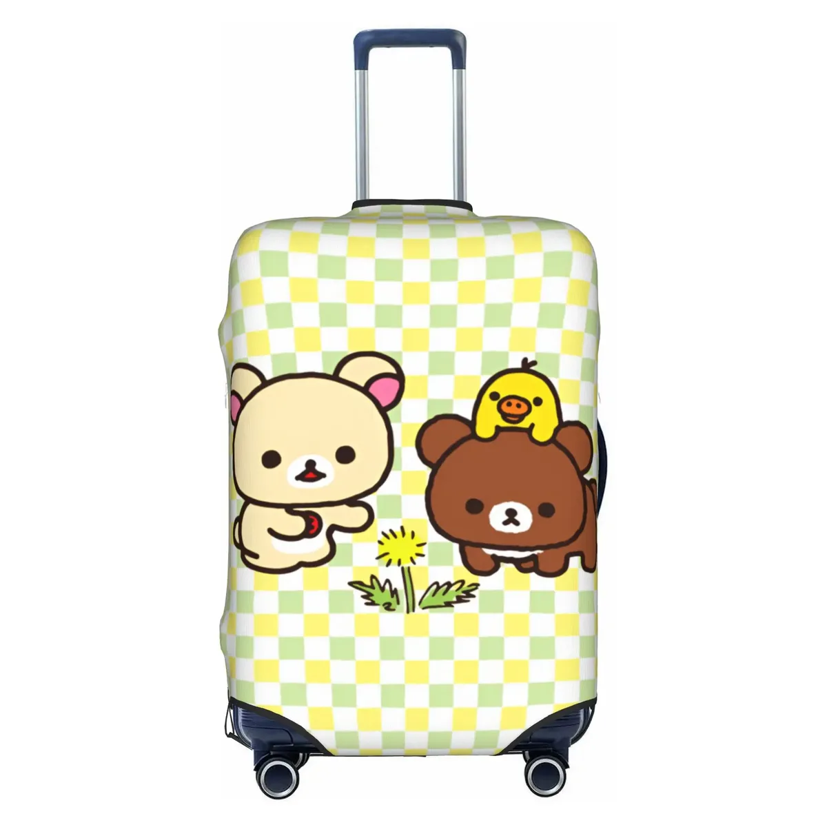 housse de valise personnalisée r-rilakkumas, housse de protection lavable pour bagages, motif ours de dessin animé mignon, pour 18-32 pouces