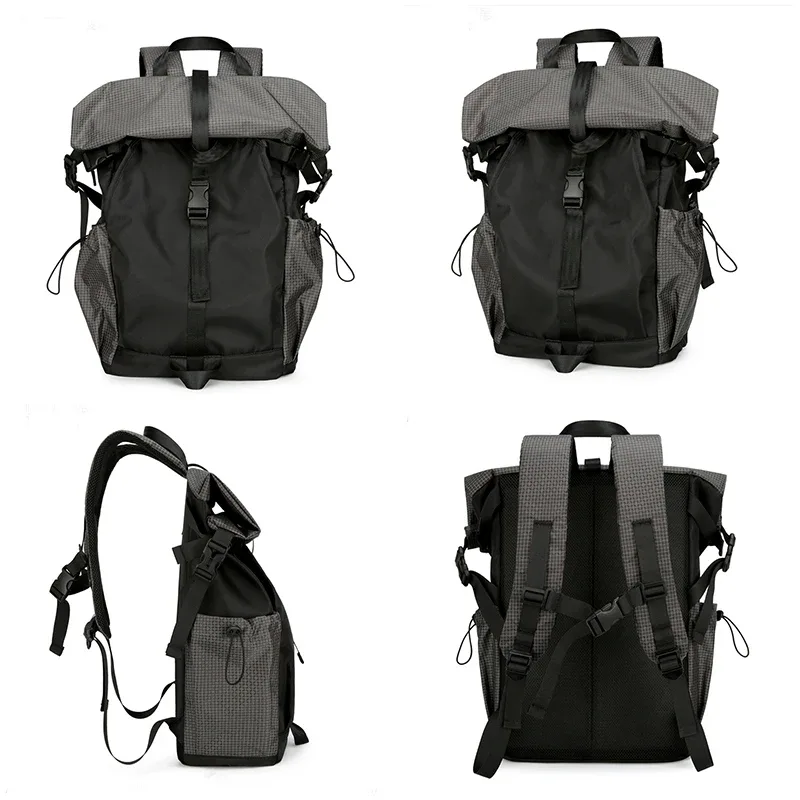 sac à dos de sport personnalisé avec logo, sac à dos de cyclisme en plein air pour hommes, style fonctionnel, pour étudiants, vente en gros
