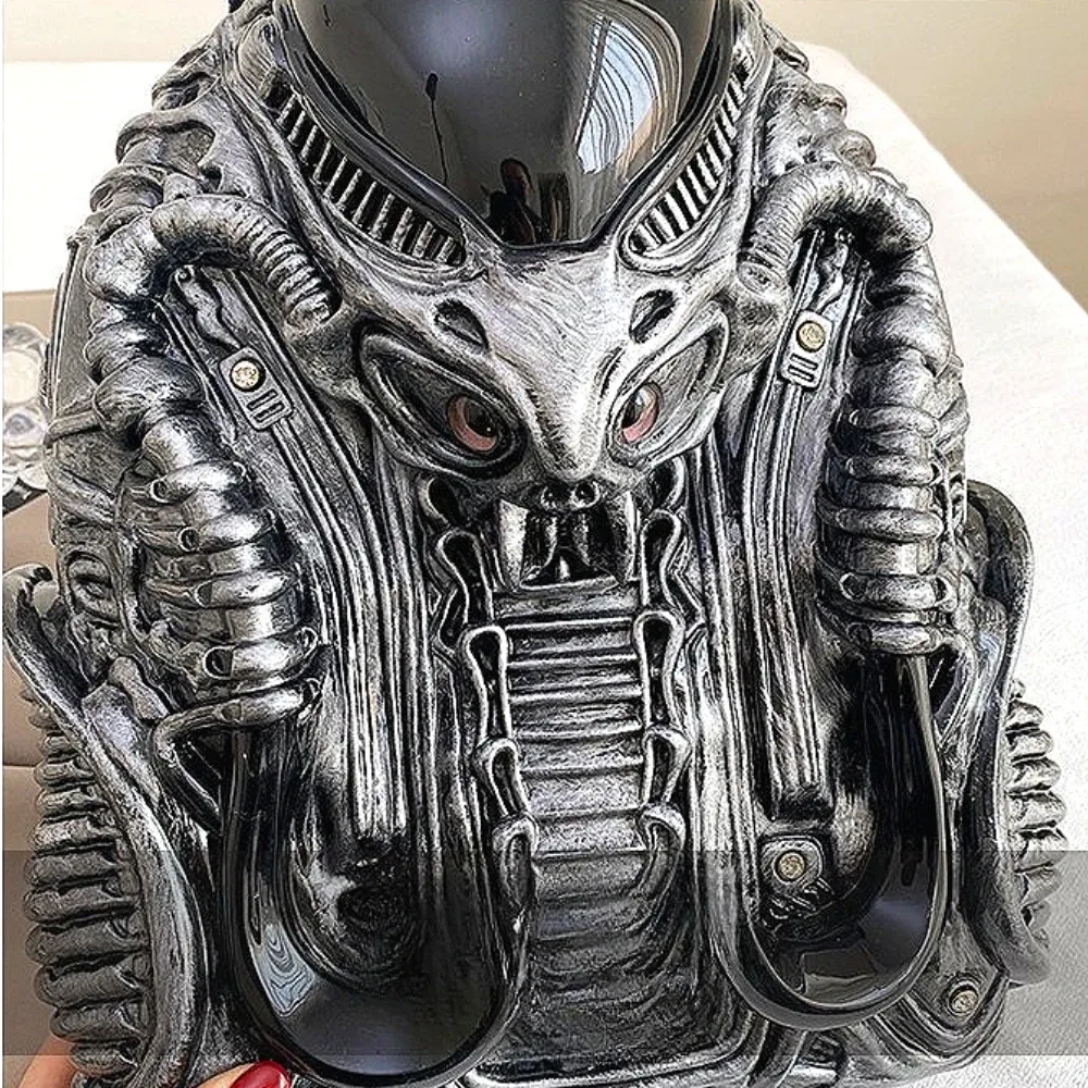 Sacs acryliques de créateurs Punk Super Cool sac à dos nouveau élégant créatif 3D Alien Monster sacs à dos pour unisexe, Style plus jeune chaud