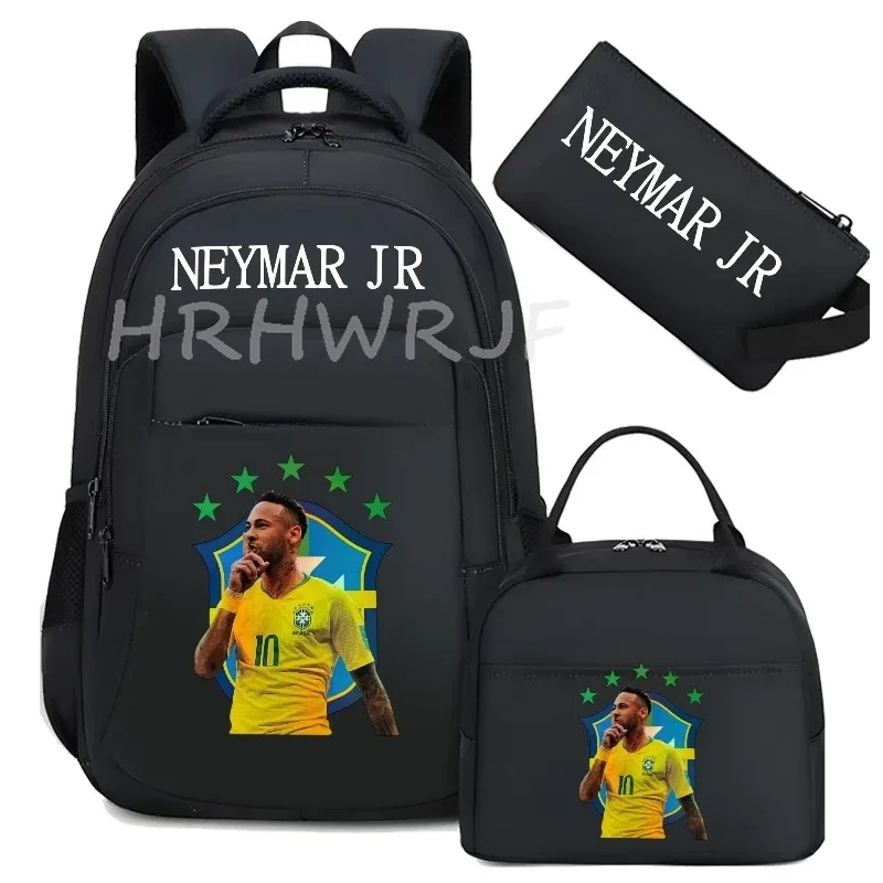 sac à dos de football camouflage neymar, sac à dos de sport pour femmes et hommes, capacité multi-poches, sacs d'école, sacs de voyage décontractés, mochila 3 pièces