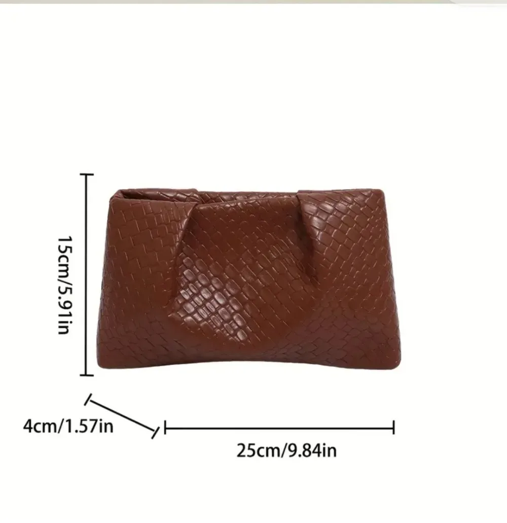 trousse de maquillage en cuir pu avec pochette cosmétique texturée en relief tissé rétro, organisateur de toilette de grande capacité pour femmes