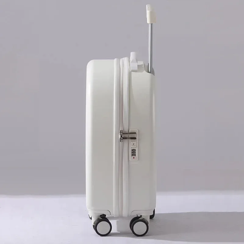 bagage pour enfants mignon valise de cabine légère de 20 pouces chariot d'étudiant avec valise à serrure à combinaison avec roues silencieuses