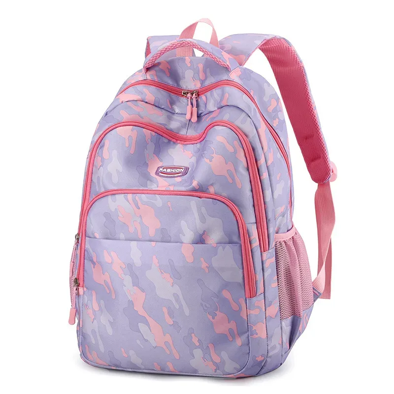 sac à dos d'école primaire pour garçons et filles, sac à dos à la mode, sacs à double épaule de voyage pour collège, en vente 2026
