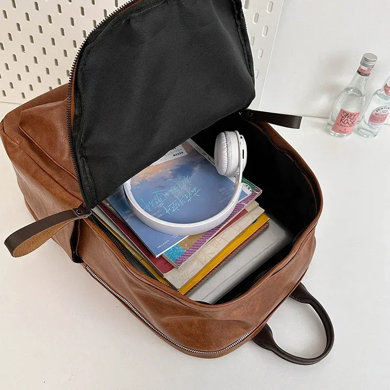 haute qualité femmes homme sac à dos en cuir pu hommes sacs à dos fille luxe concepteur sac à dos pochette d'ordinateur grande capacité sacs de voyage