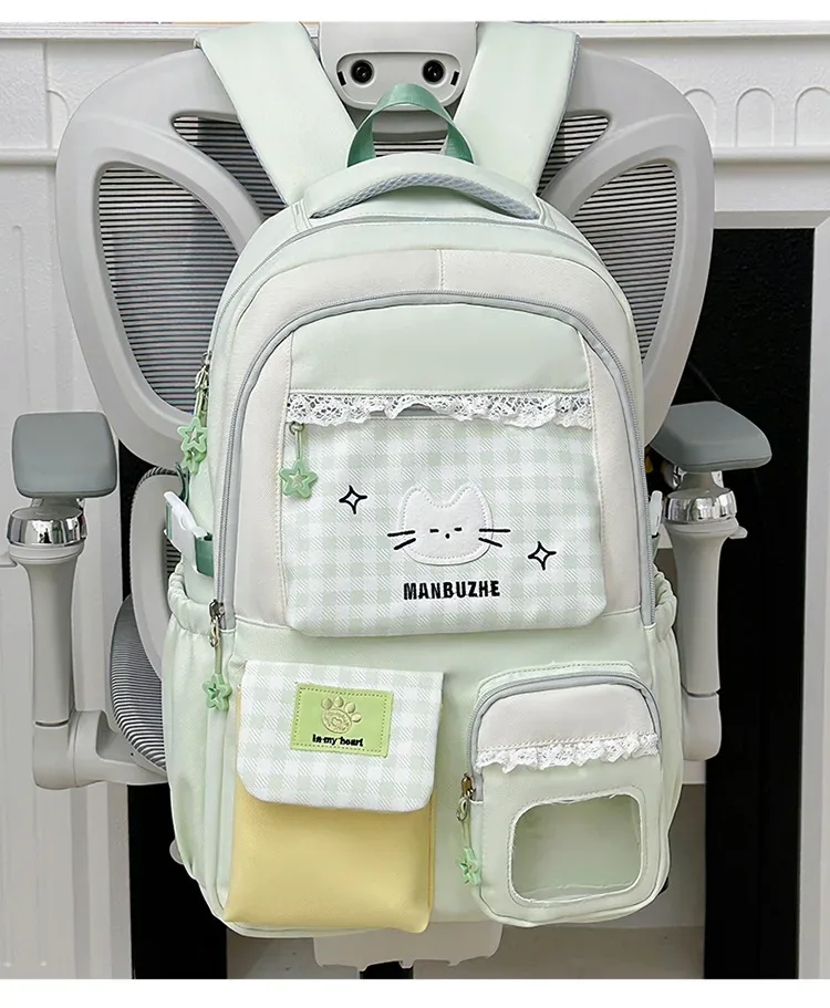 sac à dos scolaire rose pour filles, adolescentes, femmes, enfants, filles, collégiennes, lycéennes, élèves, jeunes filles, enfants