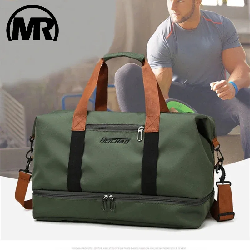MARKROYAL Sacs de voyage tendance pour femmes, sac de sport grande capacité pour hommes, sac messager imperméable pour femmes, sac sec et sac humide, dropshipping