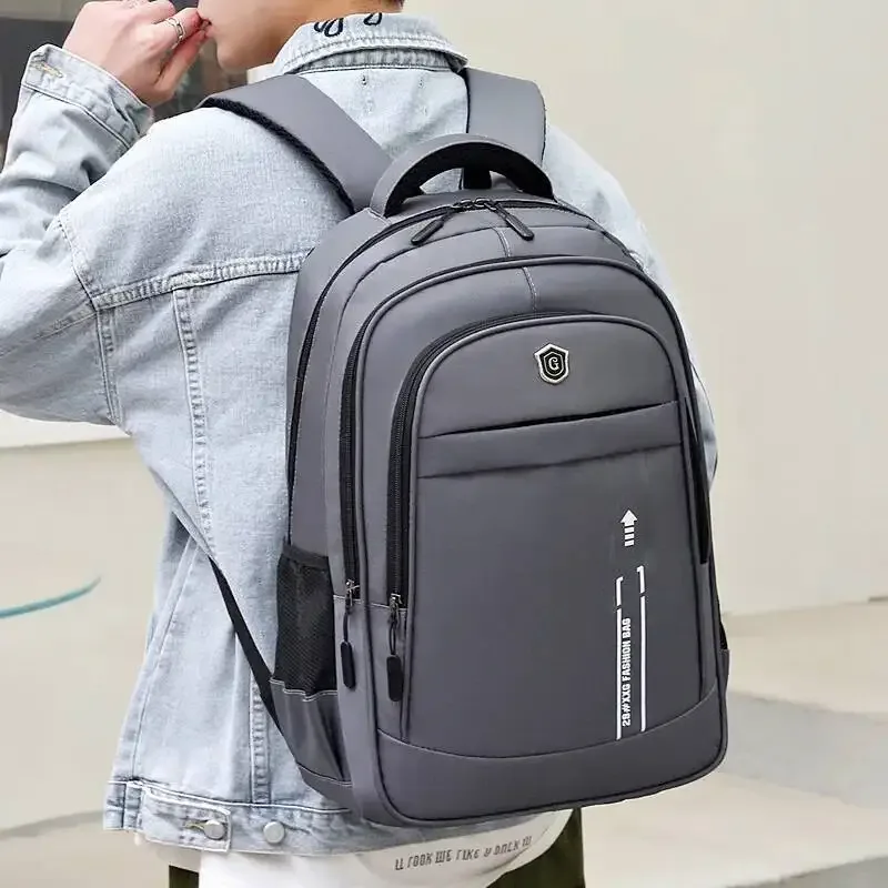 sacs à dos multi-compartiments pour hommes, double épaule, décontracté, pour ordinateur portable, randonnée en plein air, en tissu oxford