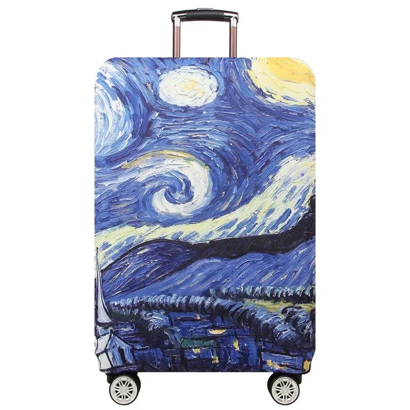housse de protection pour valise de voyage, accessoires de voyage, housse anti-poussière élastique pour bagages, applicable à une valise de 18 à 32 pouces