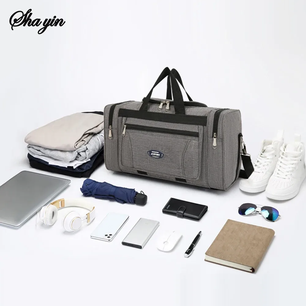 sac de voyage oxford imperméable pour homme, grande capacité, sac de sport, bagage à main, sac de week-end
