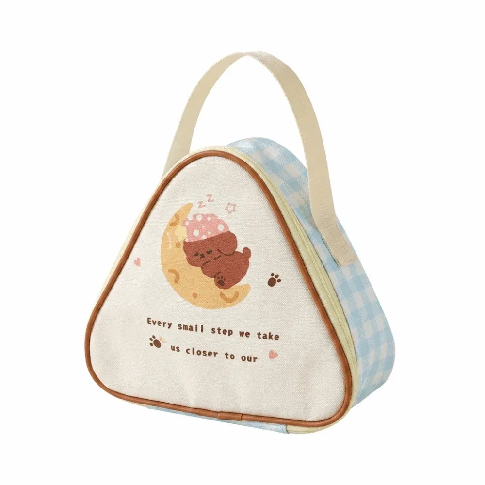 sac isotherme pour petit-déjeuner en tissu oxford, avec feuille d'aluminium épaissie, imprimé animal, sac fourre-tout thermique pour aliments, imprimé dessin animé, à porter à la main