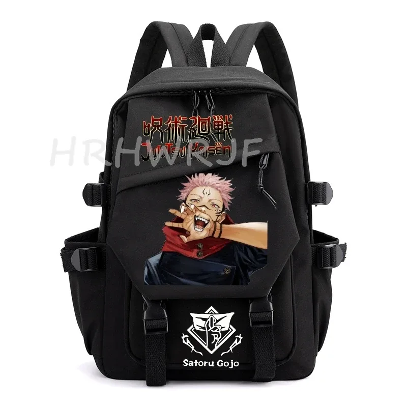 Sac à dos Anime Jujutsu Kaisen Gojo Satoru, grande capacité, pour ordinateur portable, école, voyage, pour femmes et hommes, Mochilas décontractées