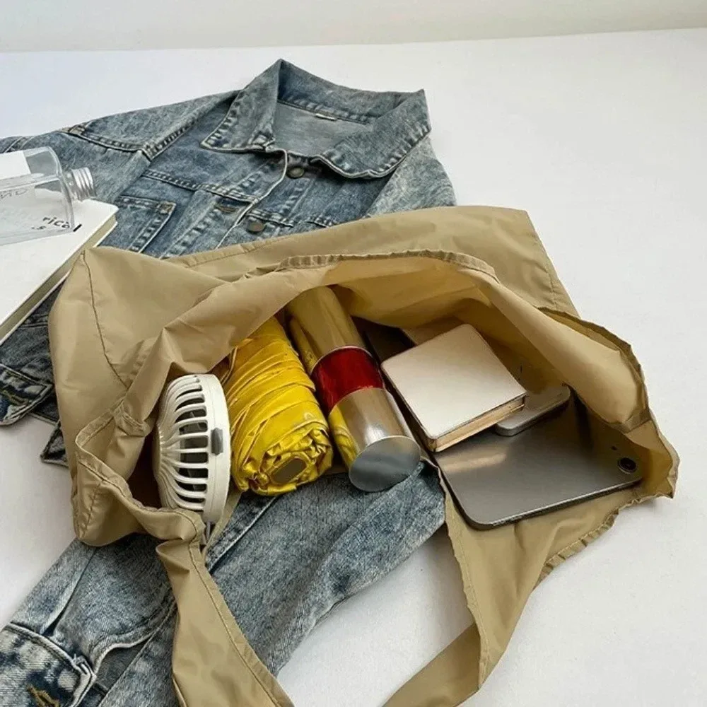mini sac fourre-tout porte-clés grande capacité, sac de courses pliable écologique, léger, avec anneau porte-clés, extensible et réutilisable pour le voyage