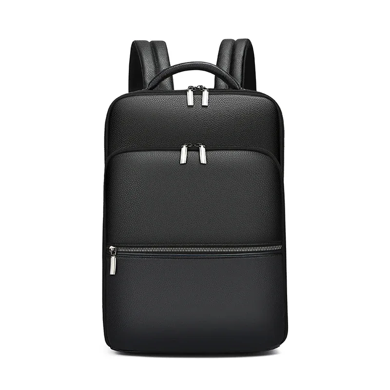 sac à dos d'affaires résistant à l'usure pour hommes, sac d'ordinateur avec chargeur usb de 15.6 pouces, sac à dos de banlieue simple de grande capacité