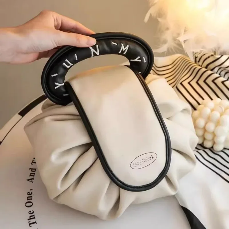 sac de rangement de voyage de grande capacité, pochette à cosmétiques en corde à dessiner, sacs de rangement de maquillage, bagages à usage spécial pour femmes