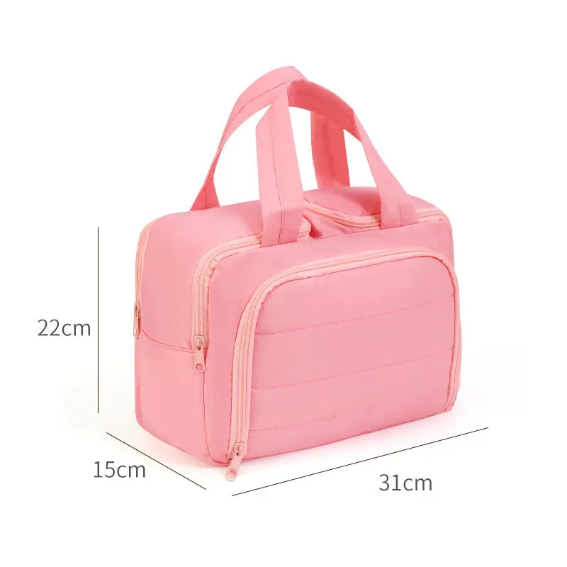 sac de toilette extensible et pliable personnalisé, sac de toilette de voyage personnalisé avec crochet de suspension, cadeau pour demoiselle d'honneur