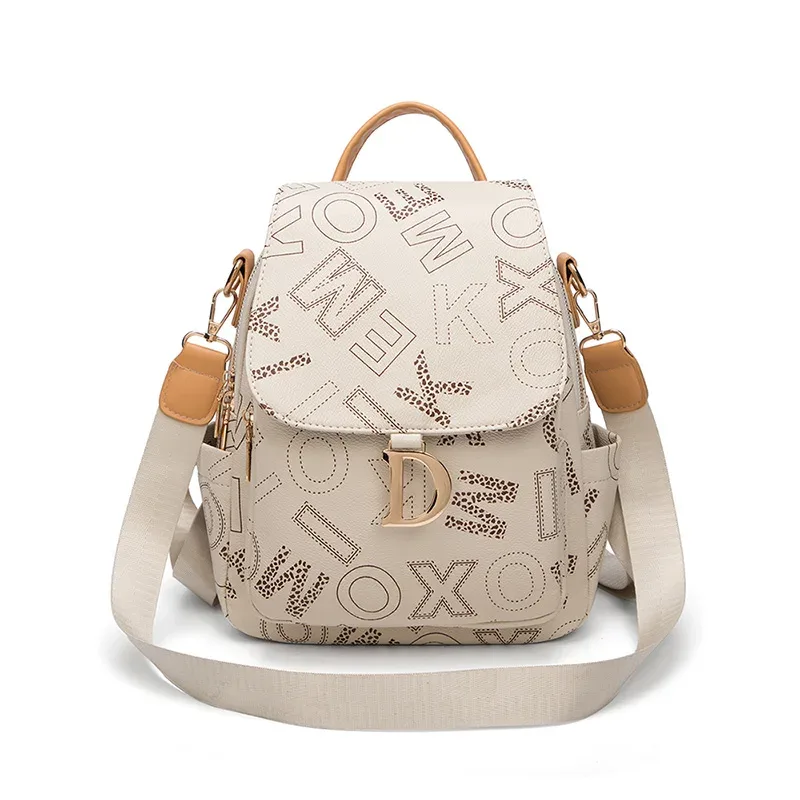 sac à dos en cuir vintage pour femmes, sac à bandoulière de haute qualité pour femmes, sac de voyage pour dames, sac d'école pour filles, mochilas.