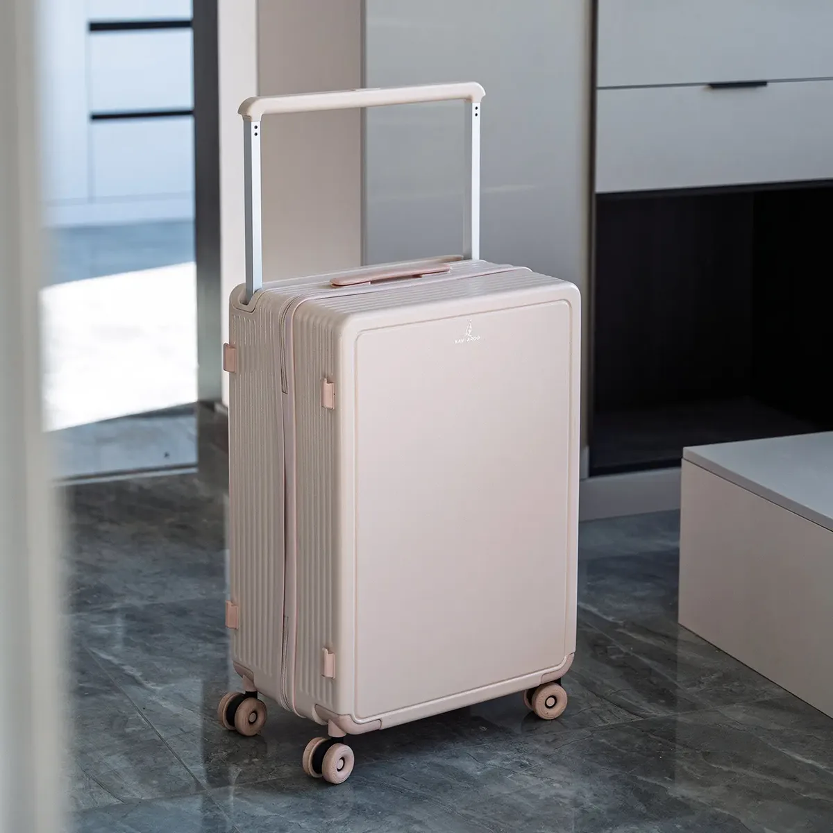 valise de cabine colenara avec compartiment large et roulettes universelles, 20 pouces, robuste, avec serrure à combinaison, pour homme et femme