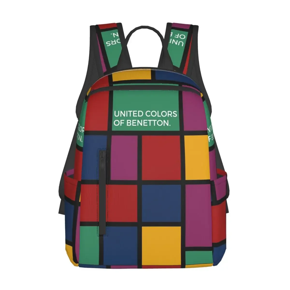 united colors of benetton sac à dos pour étudiants, sac d'école, sac à dos de randonnée, sac à dos de voyage pour garçons et filles, sac à dos à la mode, sacs à bandoulière