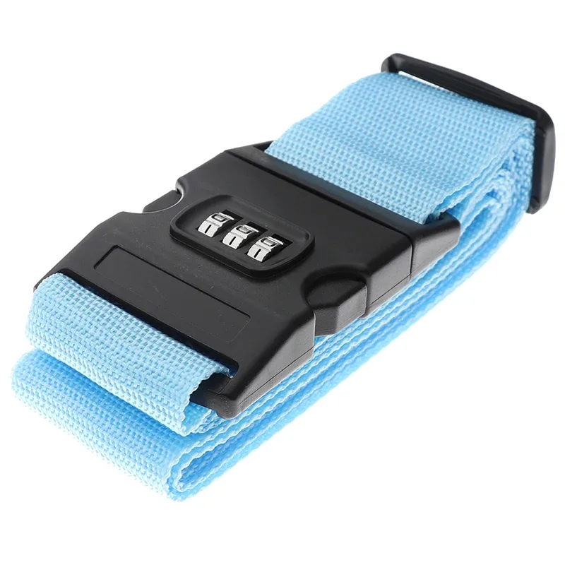 1 sangle de fixation en nylon durable pour bagages, valises, voyages, avec verrouillage sécurisé antivol