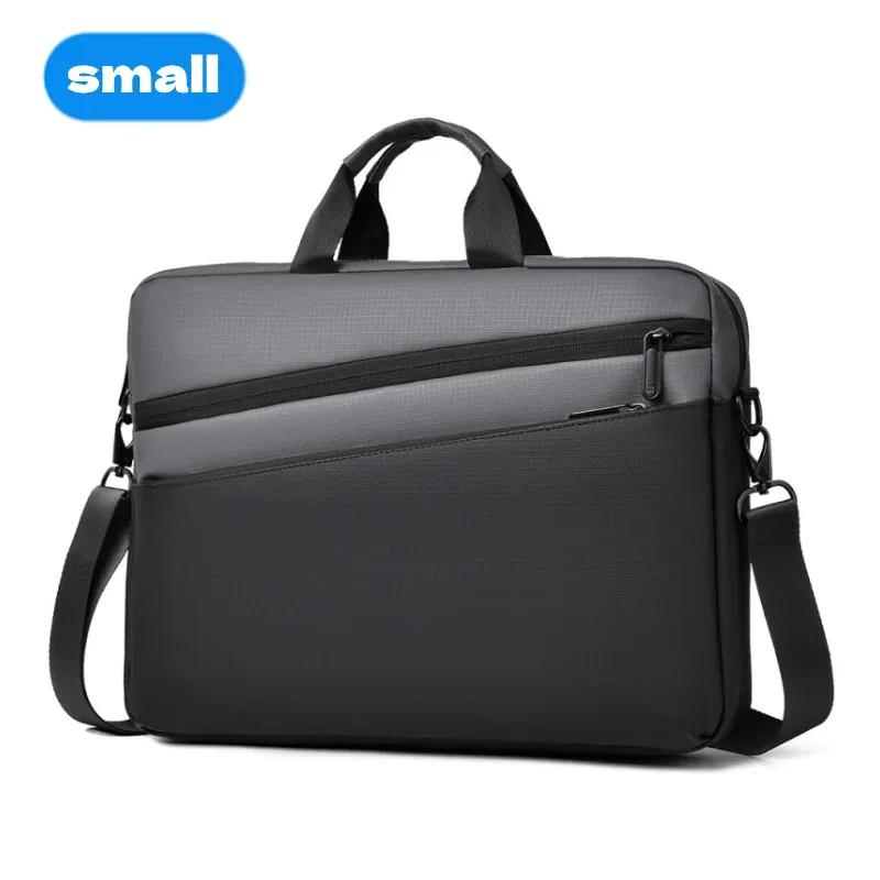 sac pour ordinateur portable 15,6-17,3 pouces, mallette d'affaires, sac à bandoulière pour hommes, bandoulière réglable, adapté aux déplacements quotidiens