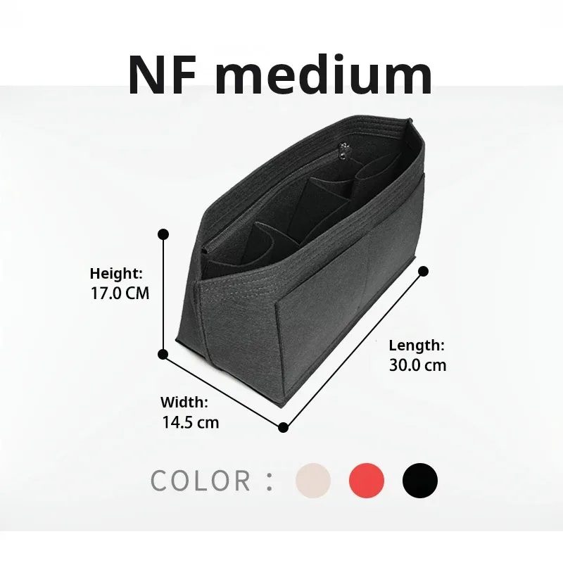 insert organisateur de sac à main pour sacs à main, organisateur de sac en feutre pour fourre-tout et sac à main, insert organisateur de sac fourre-tout, pour lv neverfull