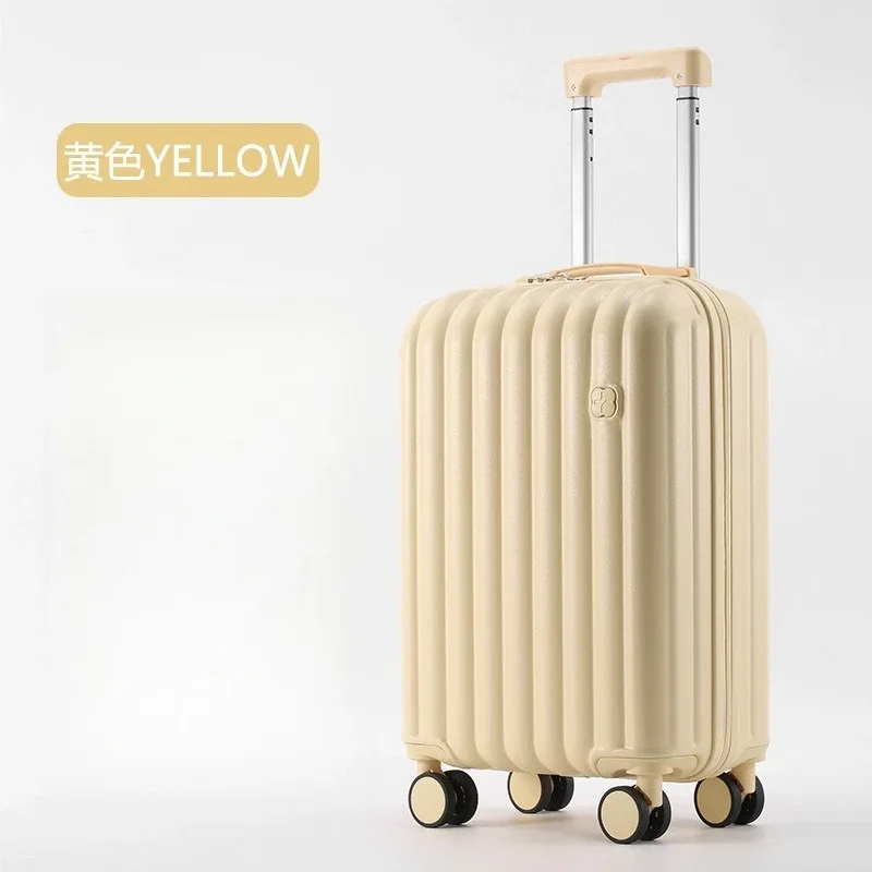 nouvelle valise de 20 pouces, boîtier de chariot de qualité, matériau de coque rigide épaissie pour pc, résistance à la pression, adapté aux hommes et aux femmes