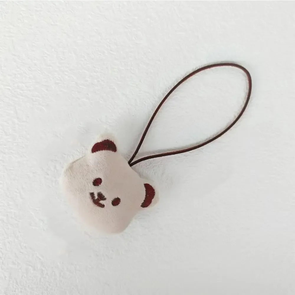 sac à pendentif ours biscuit créatif, accessoires assortis, sac à dos en tissu, décoration de sac à dos, breloques de sac de style coréen, lanière d'animal pour fille