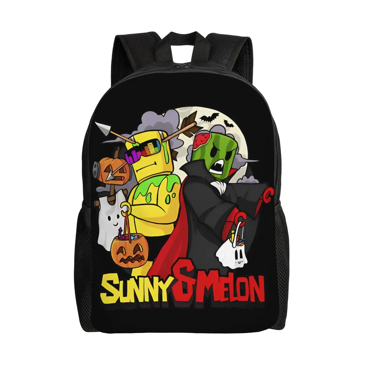 sac à dos sunny and melon pour adolescents, sacs à dos durables en polyester, sacs d'école élégants, sacs de voyage de haute qualité